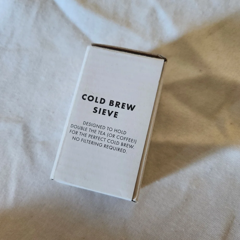 Mosi Cold Brew Sieve • Stainless Steel Tea/Coffee Filter • New in Box